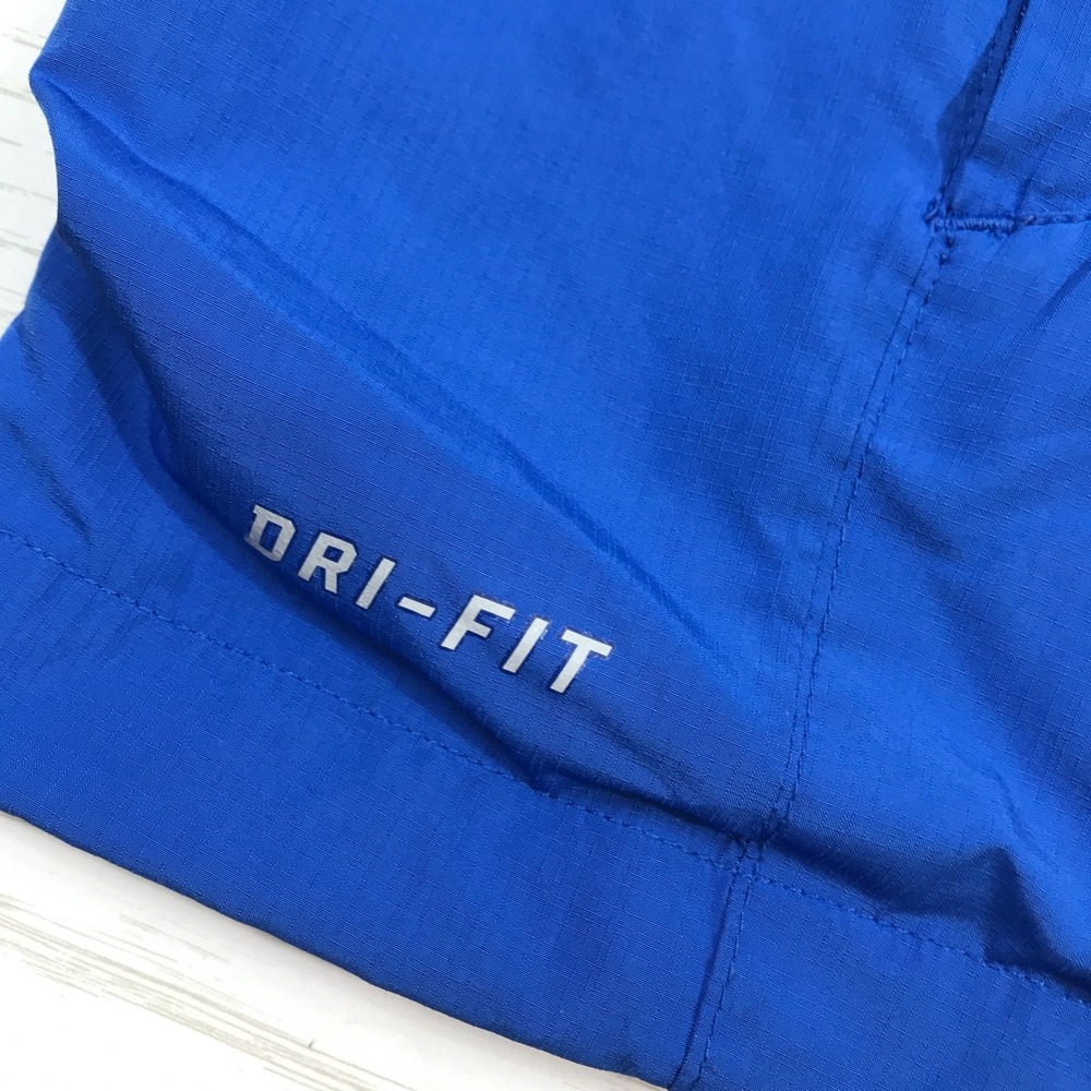 Nike Dri-Fit Windbreaker Jacket Men XXLT Blue Lined Full Zip Vented Zip Pockets - Picture 12 of 16